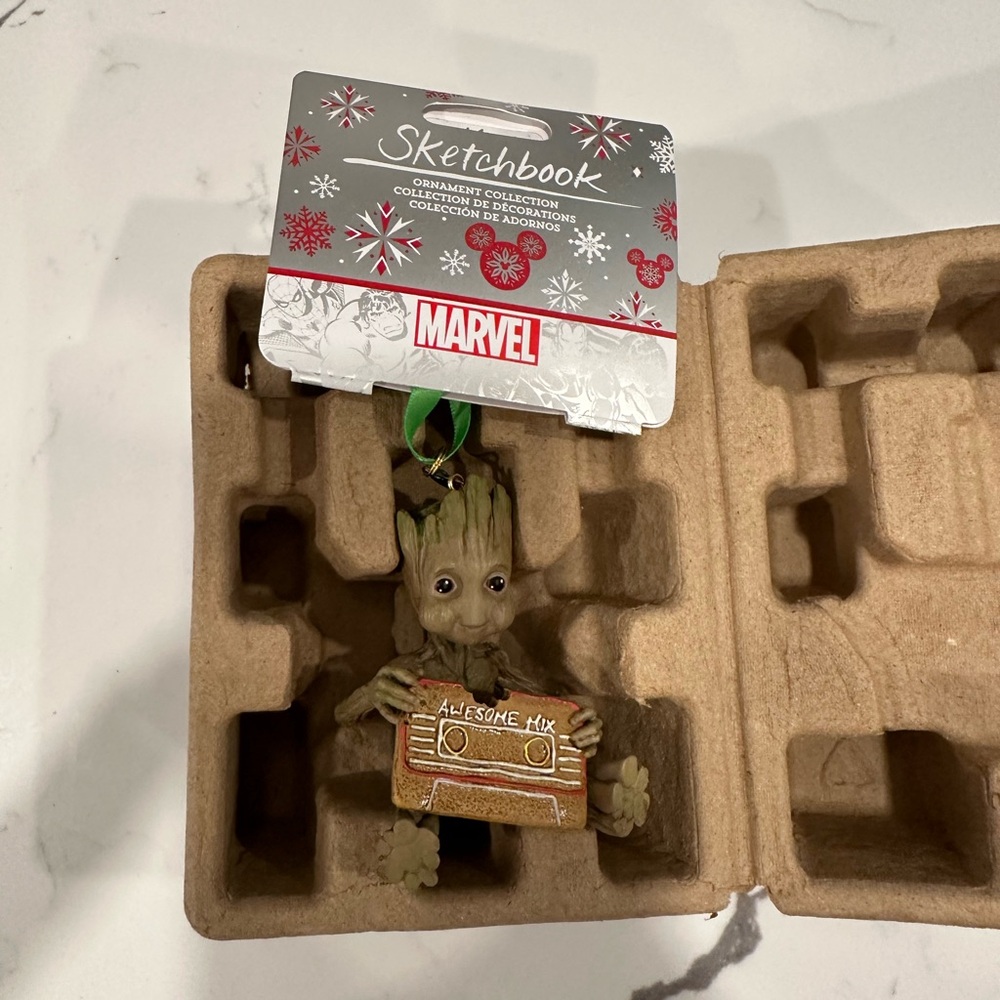 Disney Guardians of the Galaxy Vol. 3 Baby Groot Christmas Sketchbook Ornament